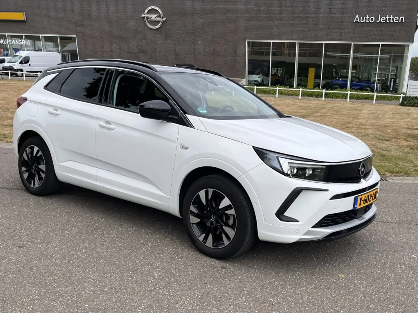 Opel Grandland 1.2 Turbo Ultimate Automaat - Trekhaak # RIJKLAAR Wit - 2