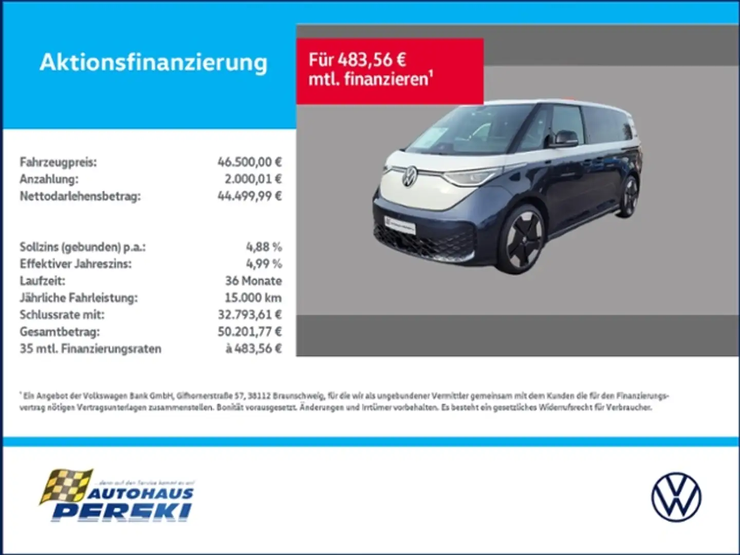 Volkswagen ID. Buzz ID.Buzz Pro KLIMA, NAVI, AHK, MATRIX-LED Fehér - 1