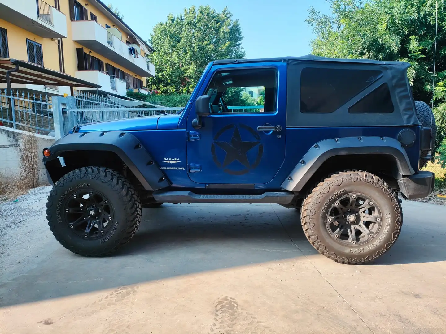 Jeep Wrangler Wrangler III 2007 3p 2.8 crd Sahara auto dpf Blu/Azzurro - 2