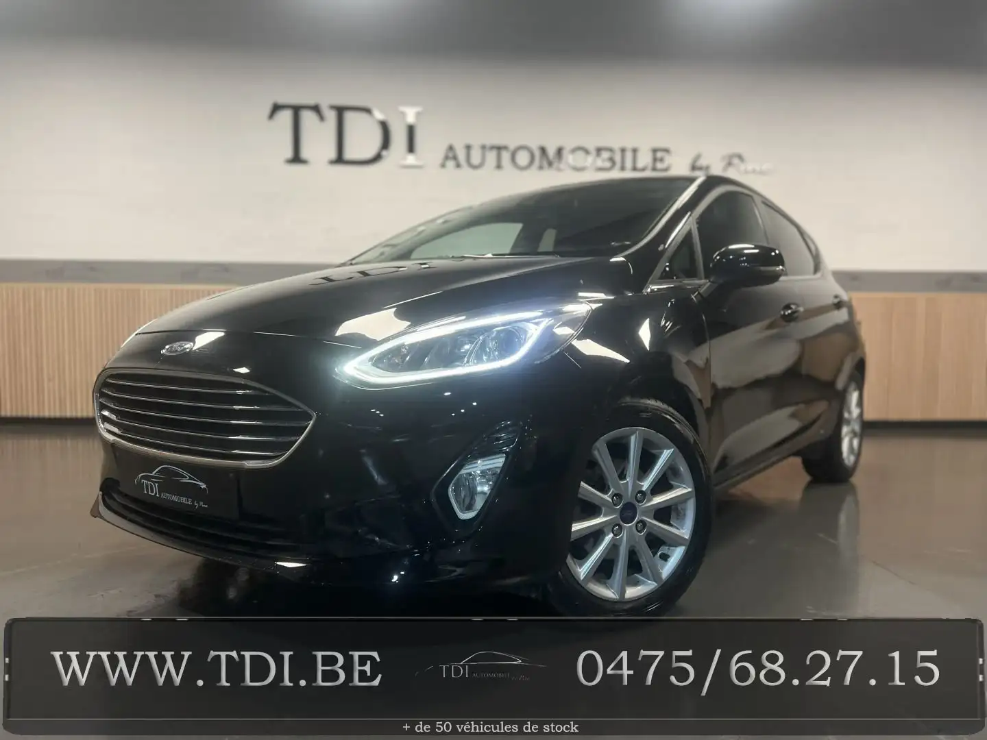 Ford Fiesta Fiesta 1.1i Titanium (EU6.2)*5 Portes*Airco*✔ Schwarz - 1