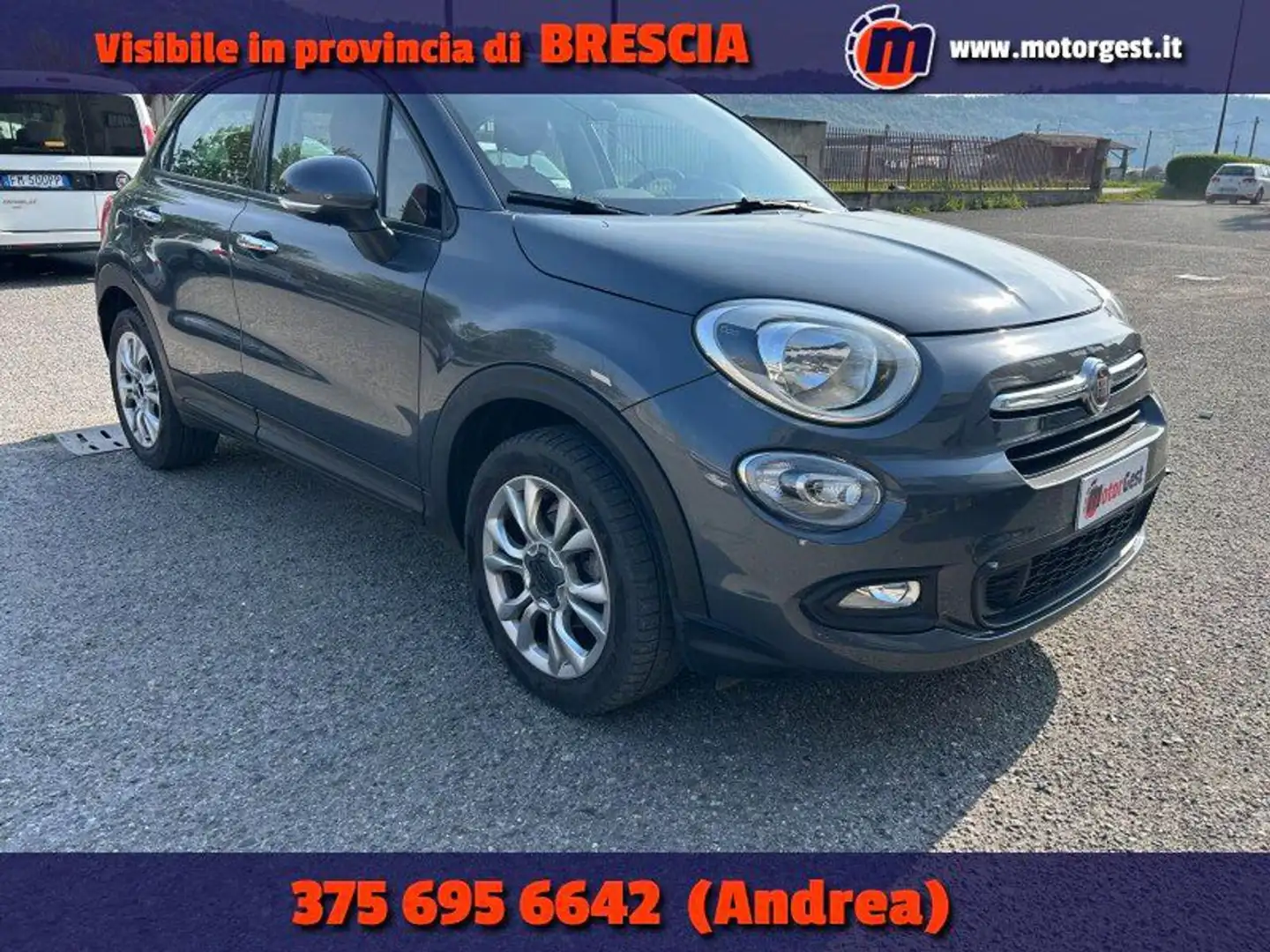 Fiat 500X 1.6 MultiJet 120 CV Pop Star Gris - 1