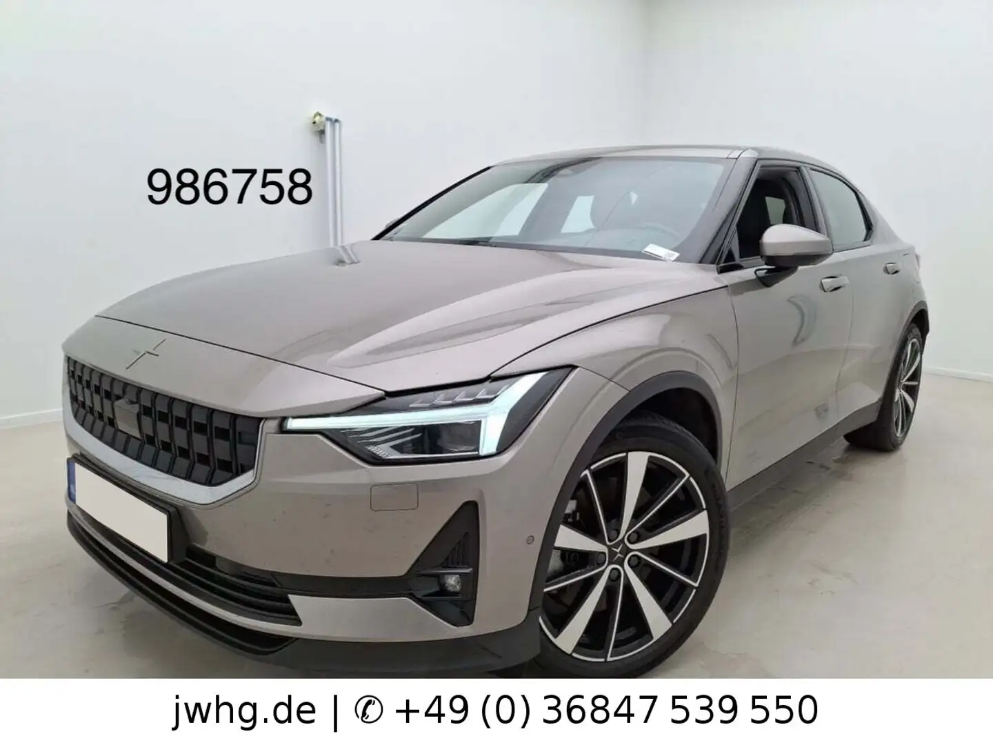 Polestar 2 Long Range Dual 78 kWh ACC|Pano|360°|AHK Gris - 1