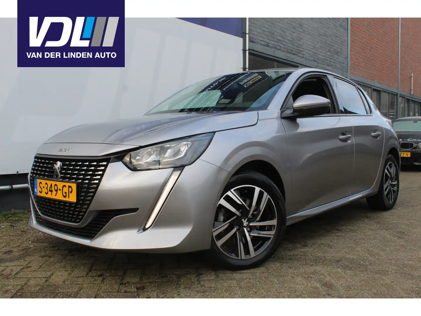 Peugeot 208 1.2 100PK Automaat Apple/Android | Half lederen be Grijs - 1