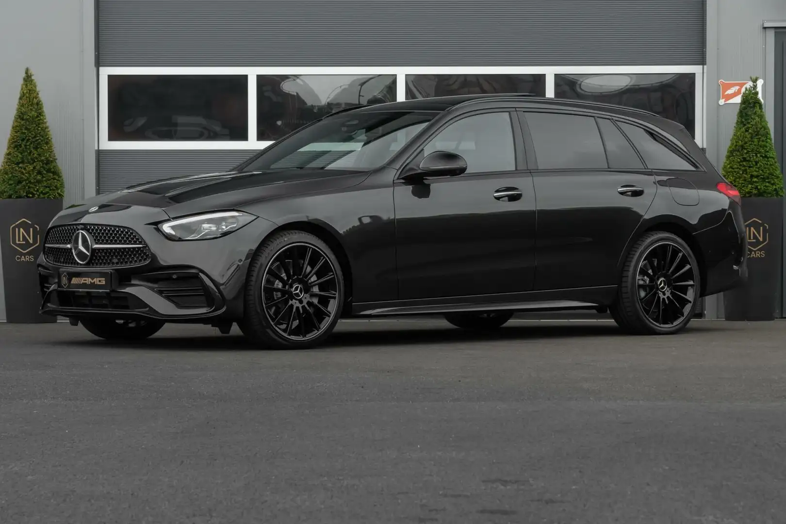 Mercedes-Benz C 300 Estate e AMG | Pano | Sfeerverlichting Grijs - 1