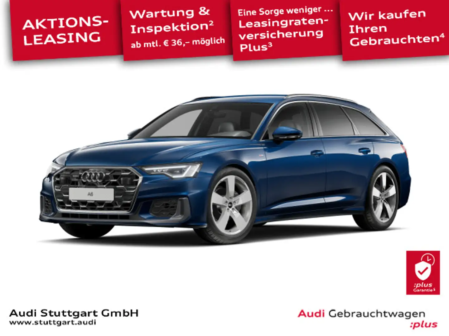Audi A6 design 40 TDI quattro S tronic Bleu - 1