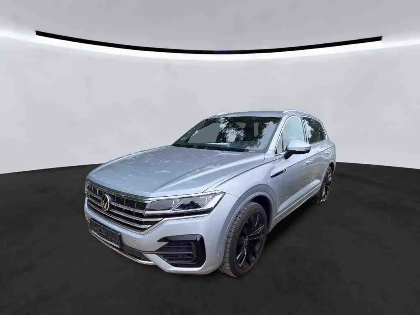 Volkswagen Touareg R-Line 4M °StdHz°Luft°AHK°360°HUP°ACC°21 Silber - 1