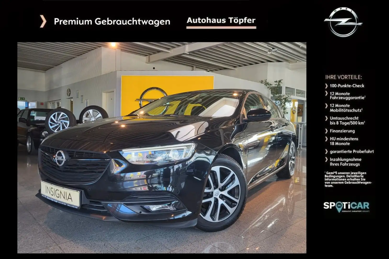 Opel Insignia B "Grand Sport Edition" LED-Licht/Navi Schwarz - 1