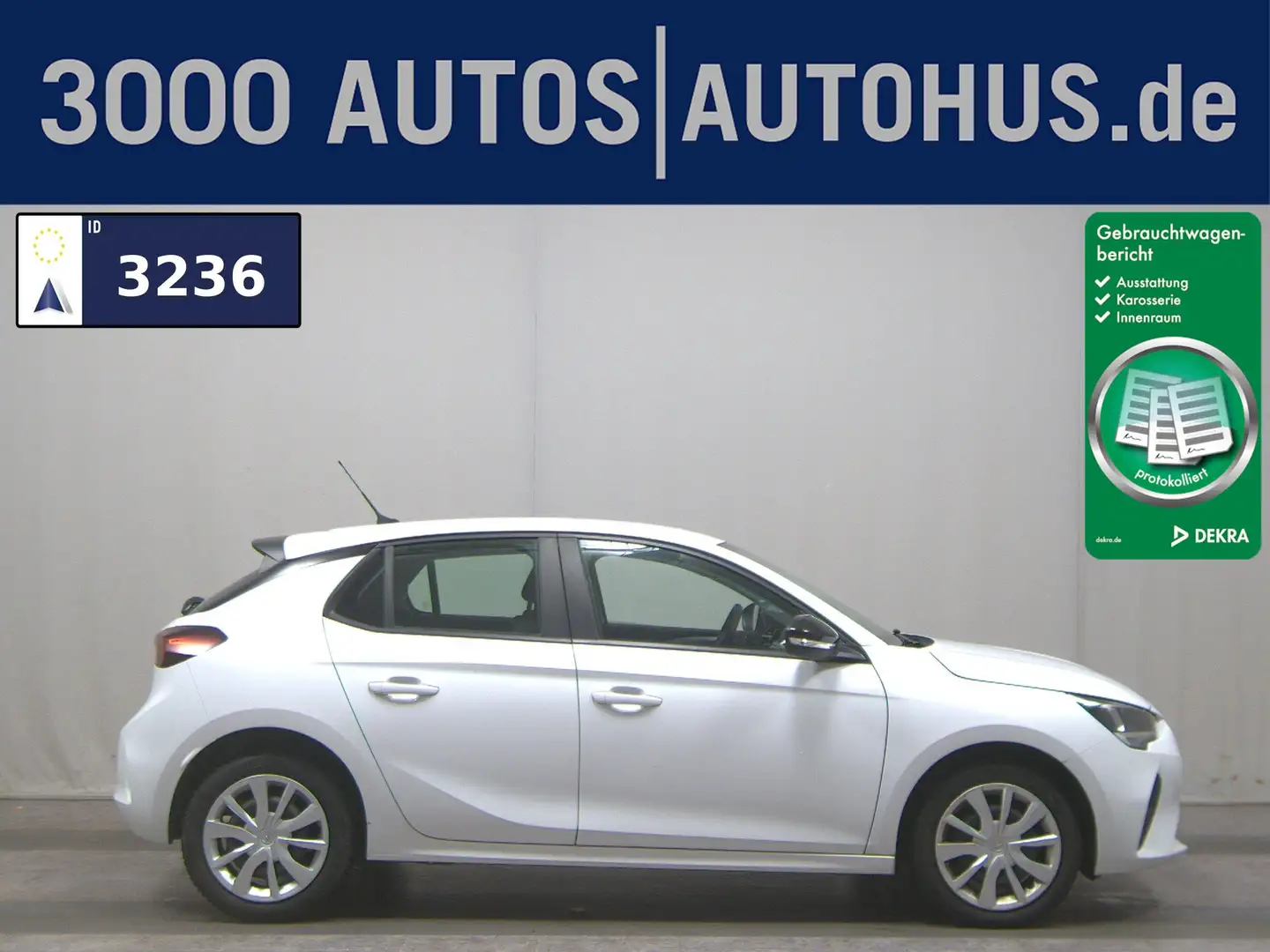 Opel Corsa 1.5 D Edition Klima Weiß - 1