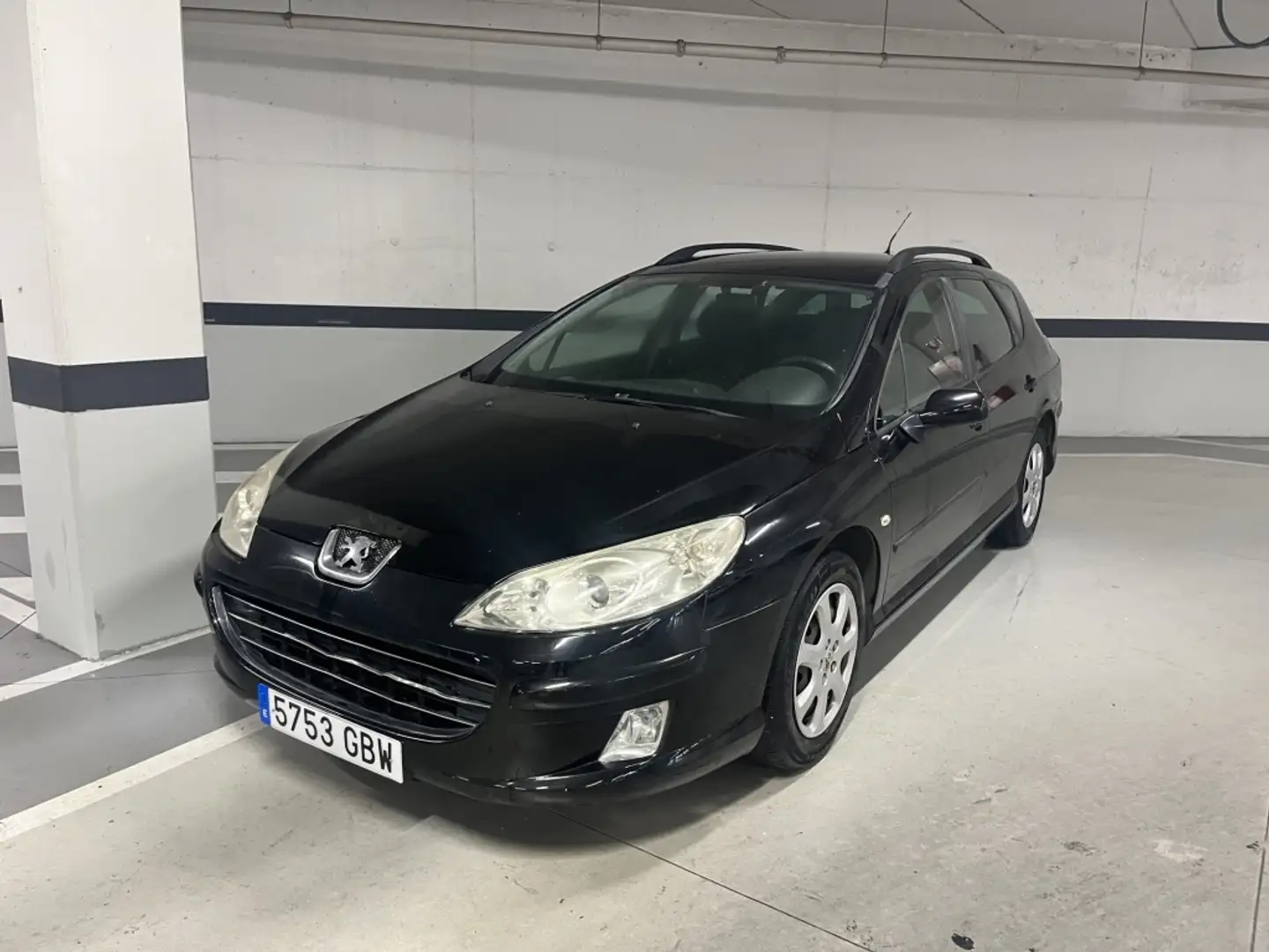 Peugeot 407 SW 1.6HDI Confort Zwart - 1