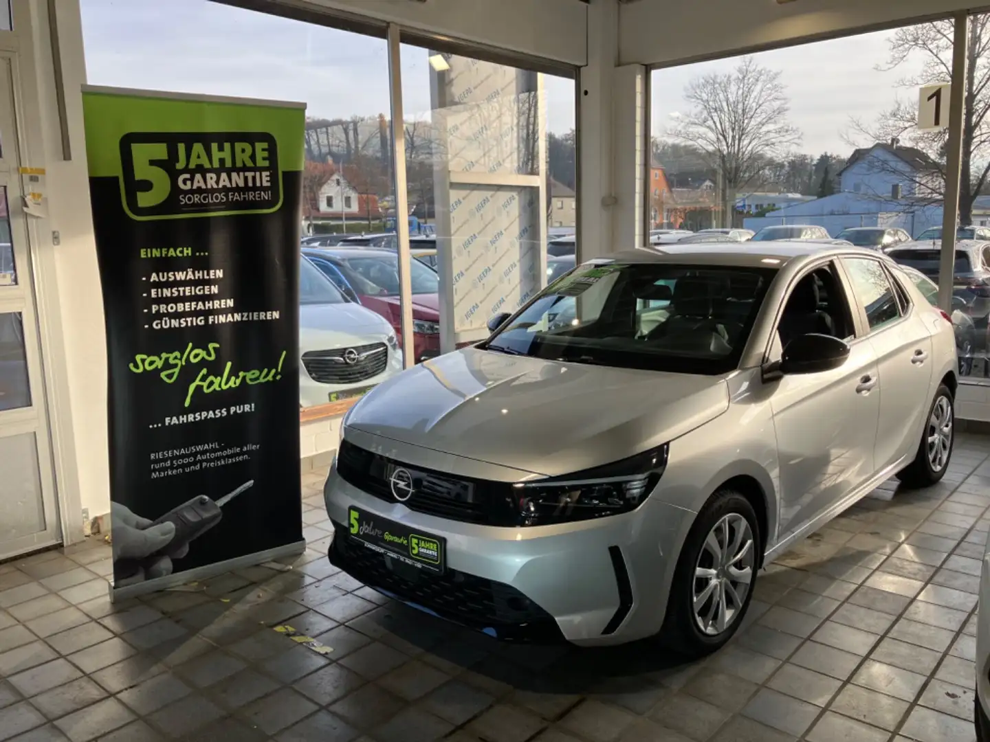 Opel Corsa F 1.2T Fin. ab 2,99 % WirelessCharging Silber - 2