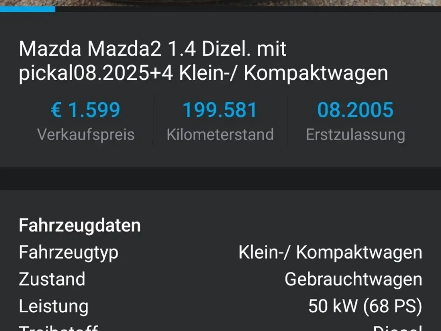 Mazda 2 CD68 GT. mit pickal 08.2025+4 - 1