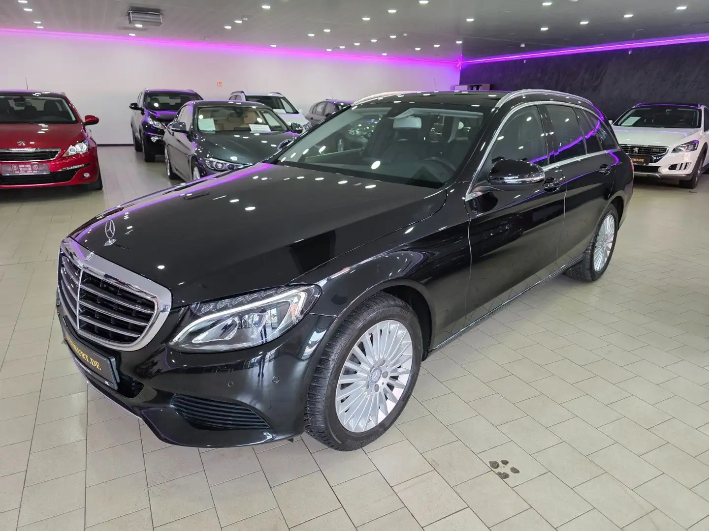 Mercedes-Benz C 180 C -Klasse Navi 2.Hand Sitzheizung Klimaau Zwart - 2