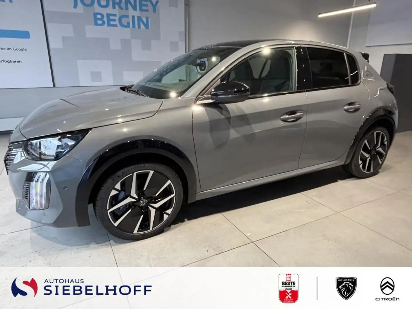 Peugeot 208 GT Hybrid 145 e-DSC6 Grau - 1