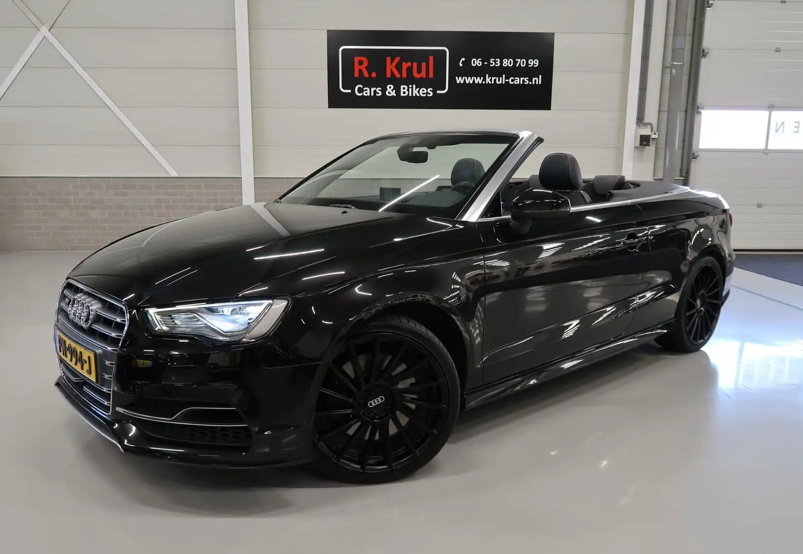 Audi S3 Cabriolet 2.0 TFSI S3 quattro Zwart Leer Navigatie Schwarz - 1