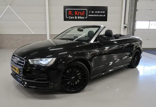 Audi S3 Cabriolet 2.0 TFSI S3 quattro Zwart Leer Navigatie