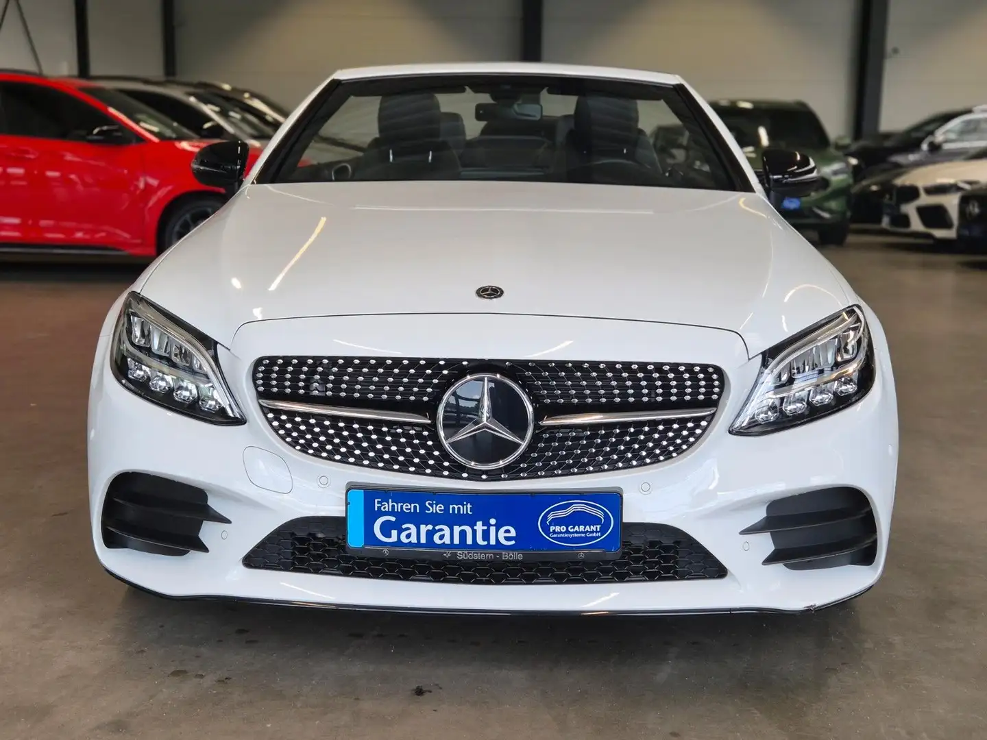 Mercedes-Benz C 200 CABRIOLET AMG LINE NIGHTPAKET NAVI LED AIR Blanc - 2