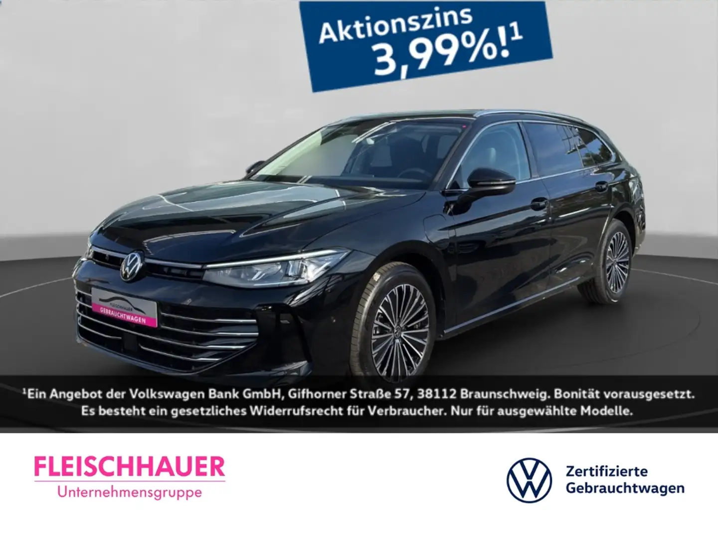 Volkswagen Passat Variant 1.5 TSI eHybrid Elegance Matrix+AHK+Navi Schwarz - 1