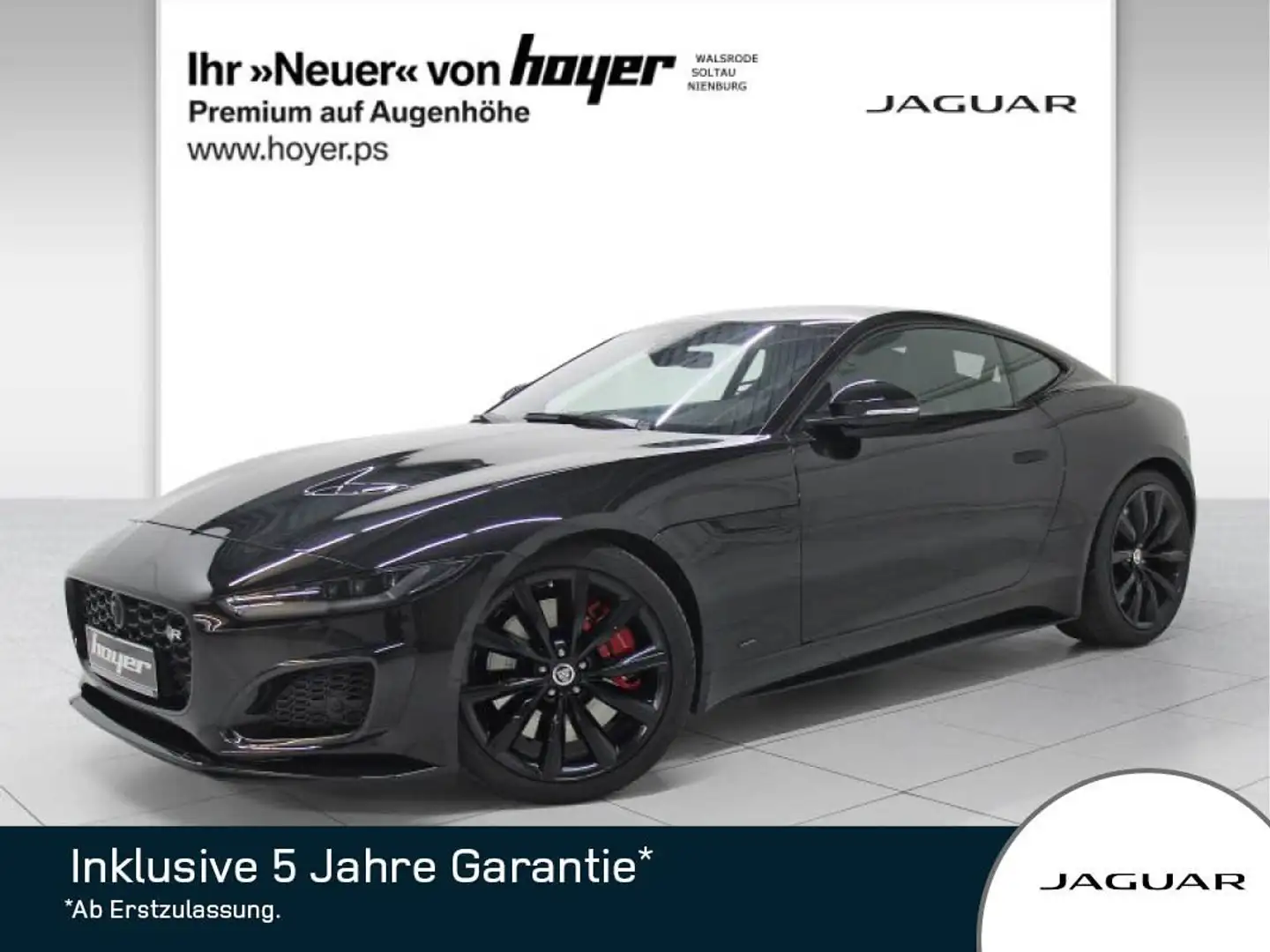 Jaguar F-Type Coupe P575 AWD Aut R75 Pano DAB LED RFK Schwarz - 1