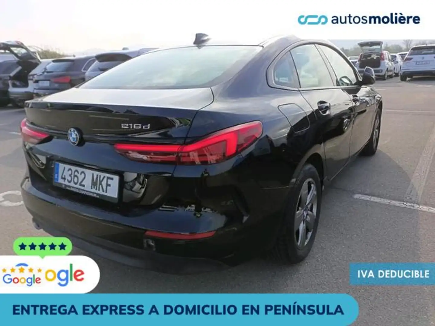 BMW 216 216dA Gran Coupé crna - 2