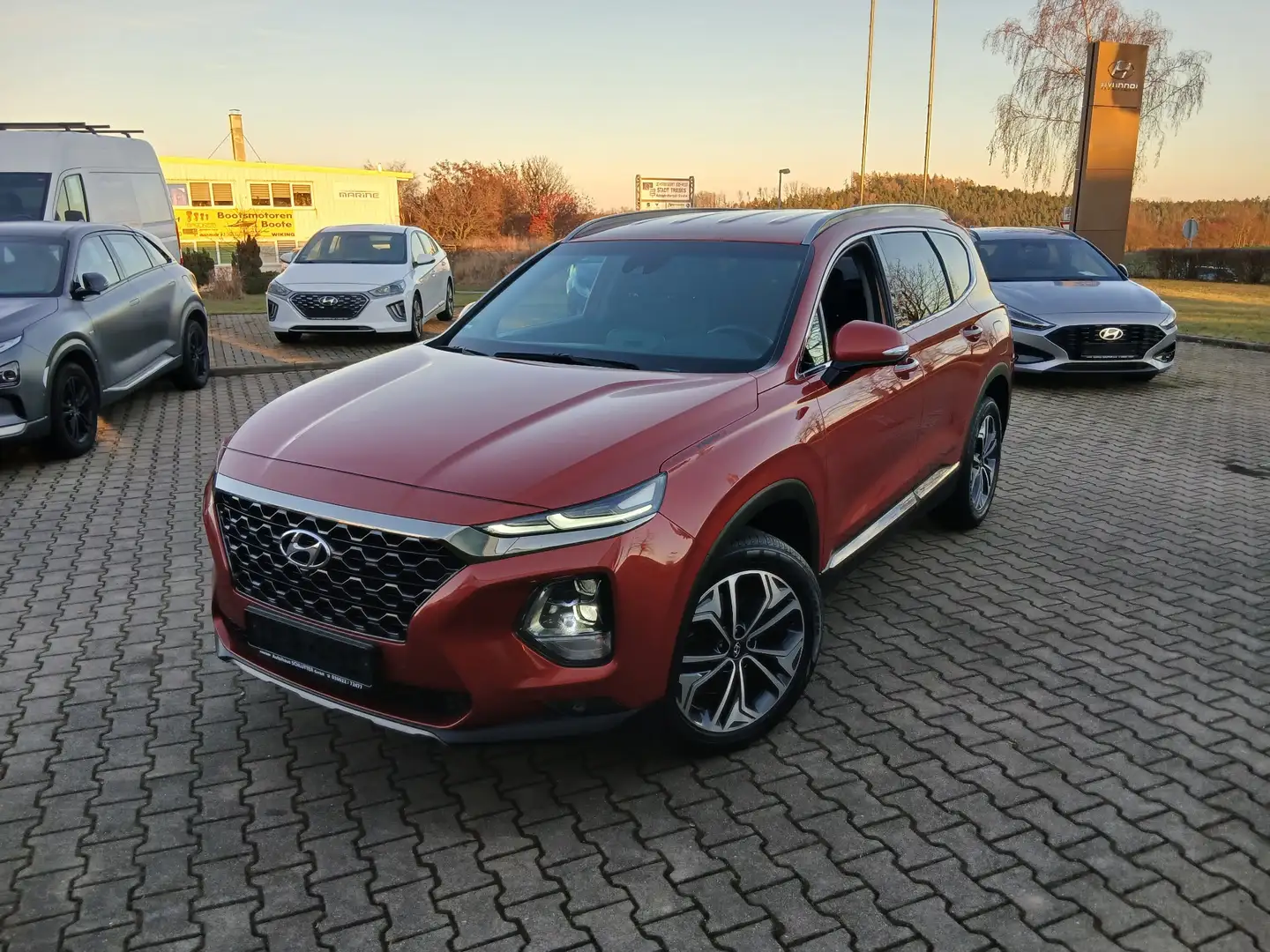 Hyundai SANTA FE Santa Fe Diesel 2.2 CRDi 2WD Premium AHK Rot - 1