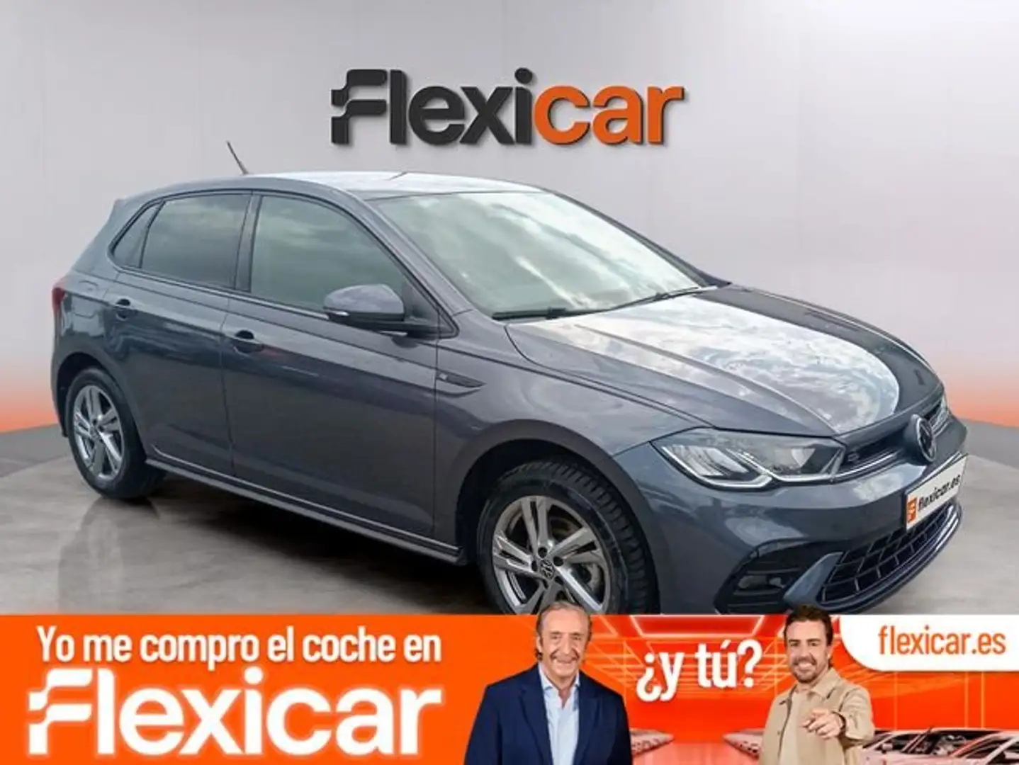 Volkswagen Polo 1.0 TSI R-Line DSG 81kW Gris - 1