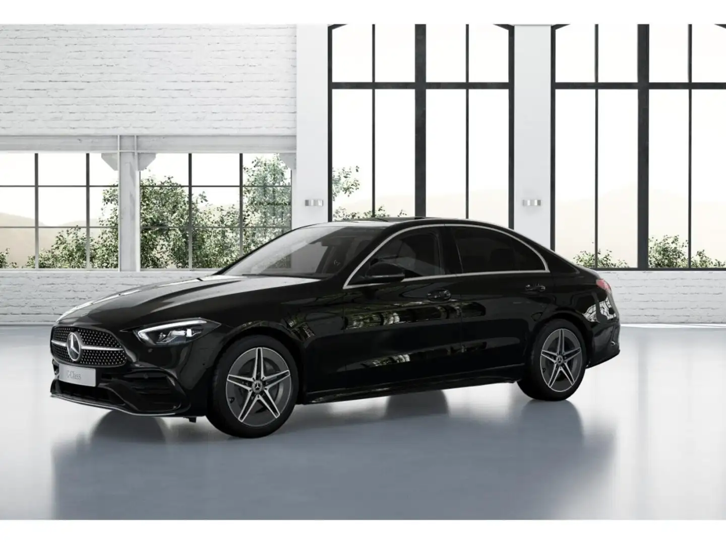 Mercedes-Benz C 200 AMG Panorama*Distronic*Kamera*CarPlay*Ambi Schwarz - 2