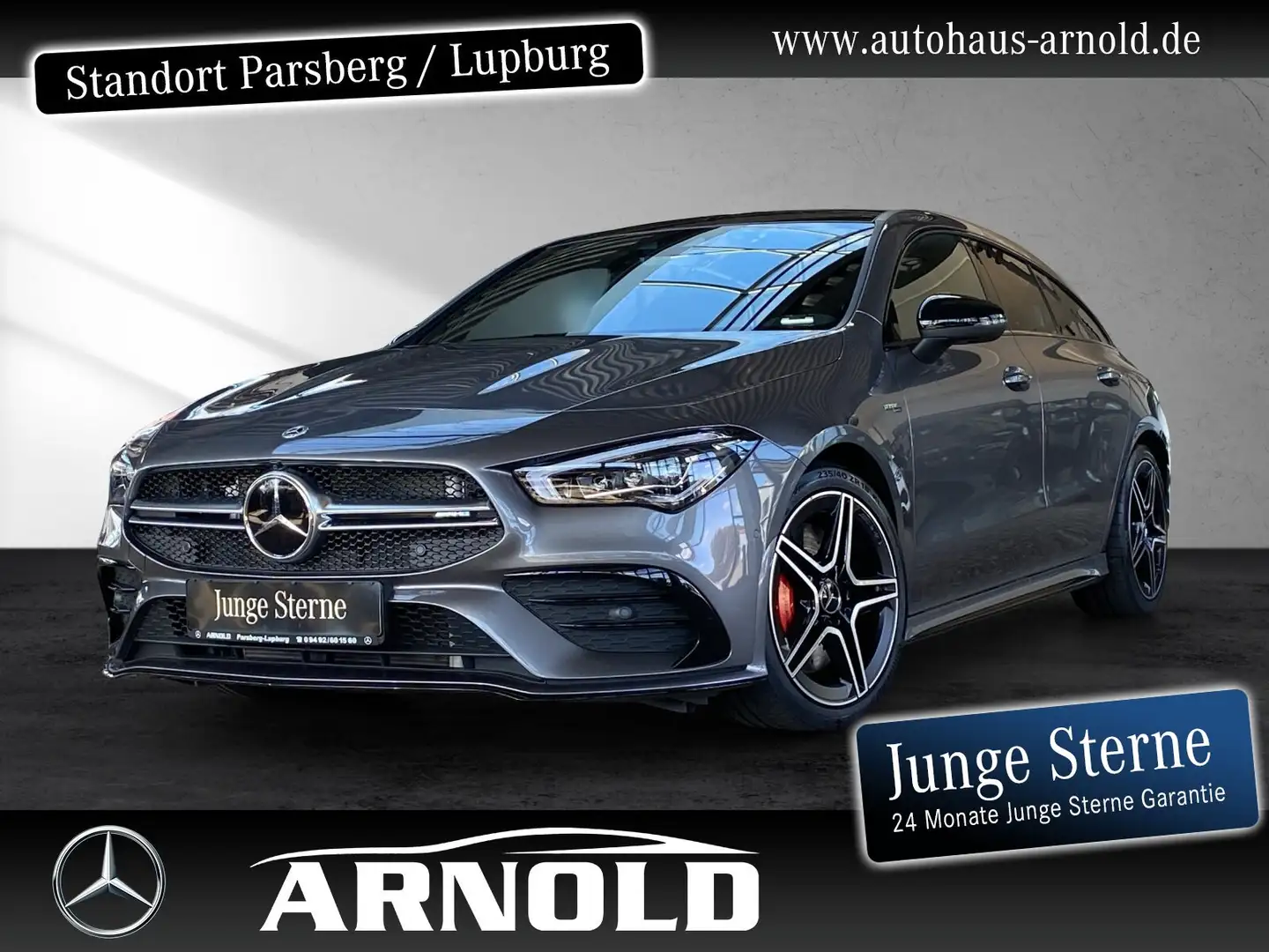 Mercedes-Benz CLA 35 AMG Mercedes-AMG CLA 35 4M SB Night Pano Distr. 360° Šedá - 1