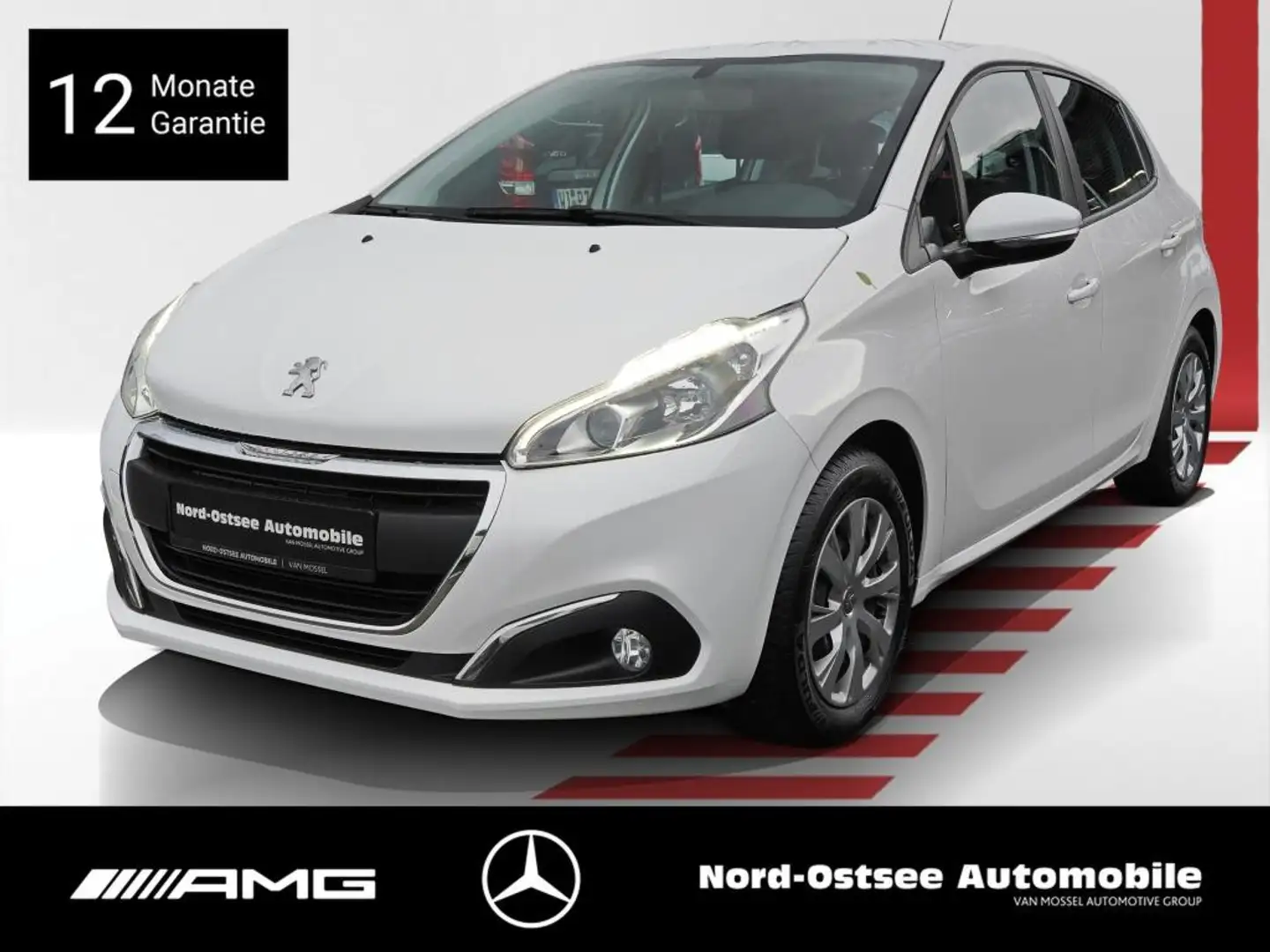 Peugeot 208 1.2 12V PURETECH 82 ACTIVE TEMPOMAT SHZ PDC Wit - 1