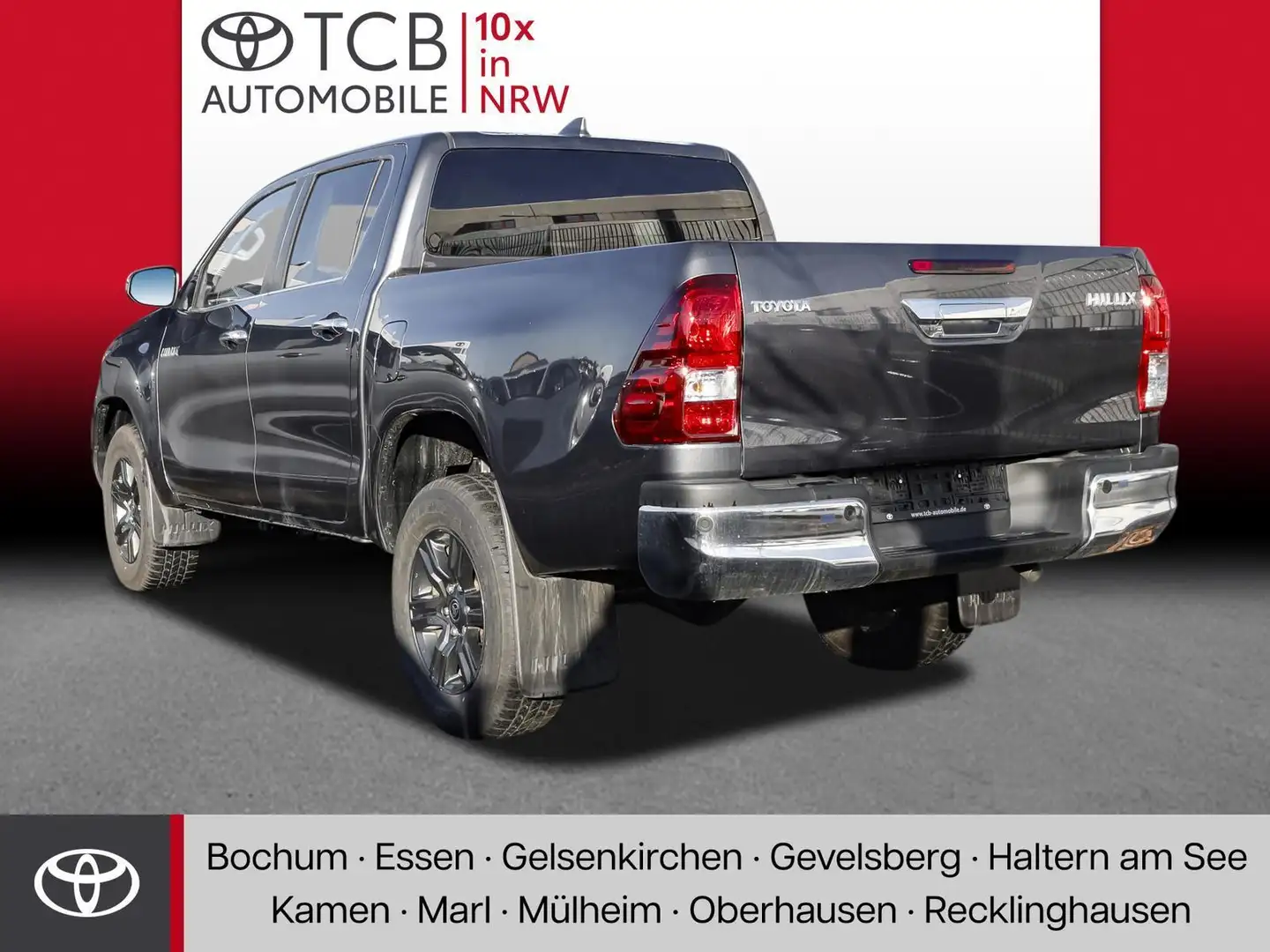 Toyota Hilux 2.4 D-4D Double Cab Comfort 4x4 SHZ PDC BT Gris - 2