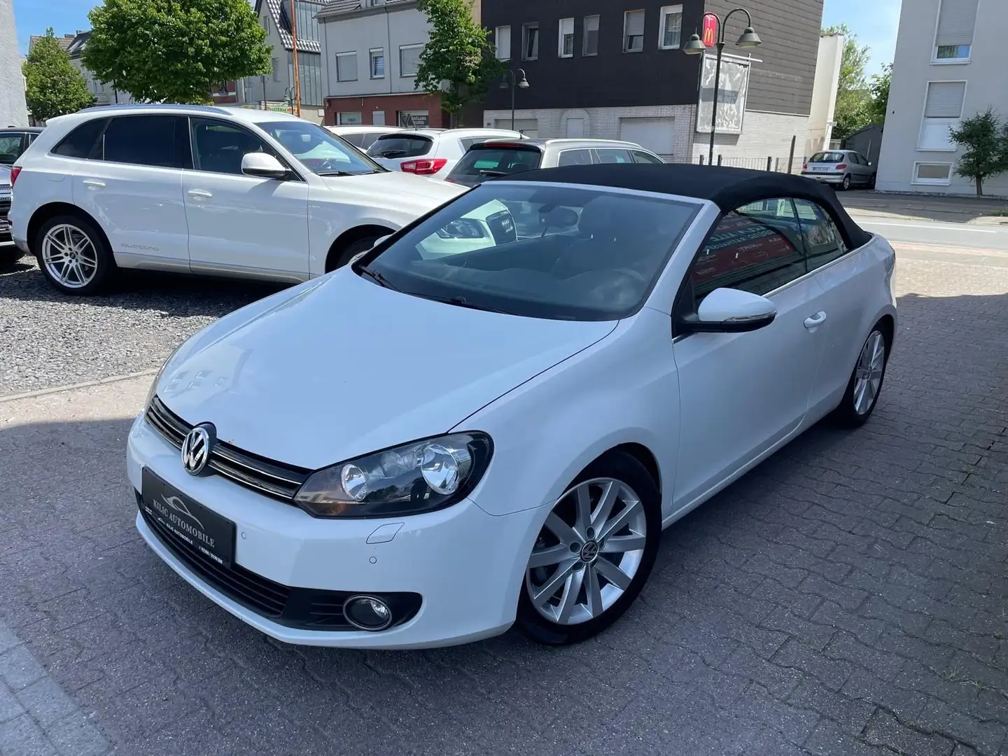 Volkswagen Golf VI Cabriolet 2.Hand*Navi*Tempomat*Sitzheizu Білий - 2