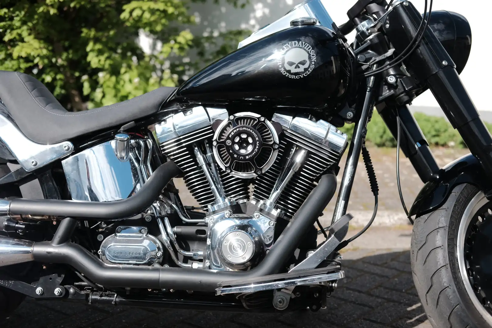 Harley-Davidson Fat Boy FLSTF Siyah - 2