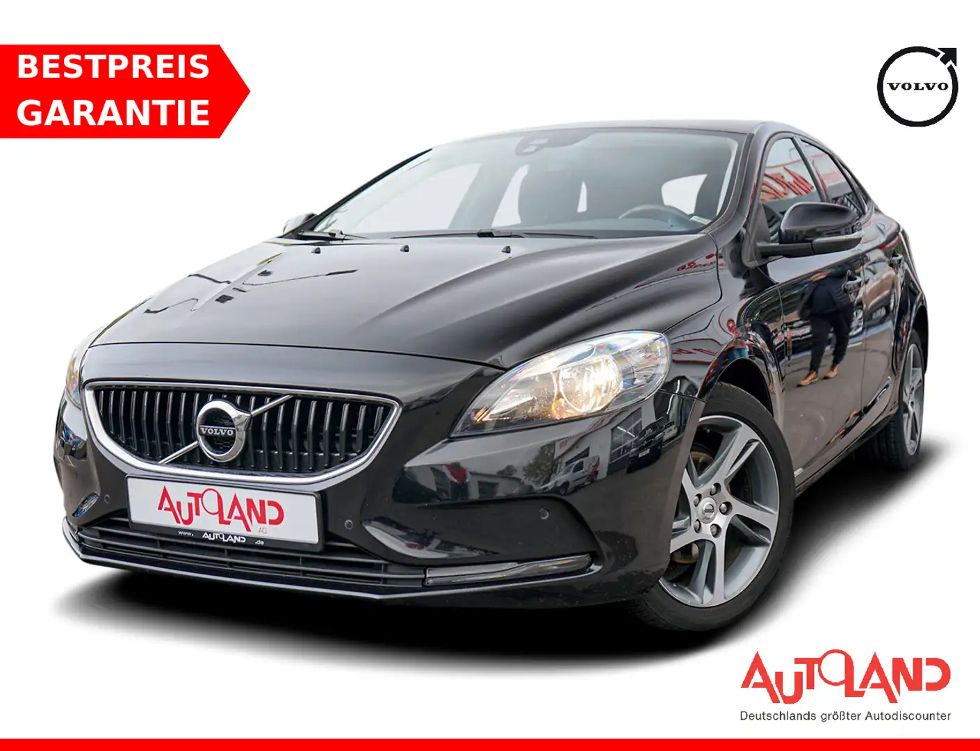 Volvo V40 2.0 Kinetic Navi Kamera Sitzheizung PDC Noir - 1