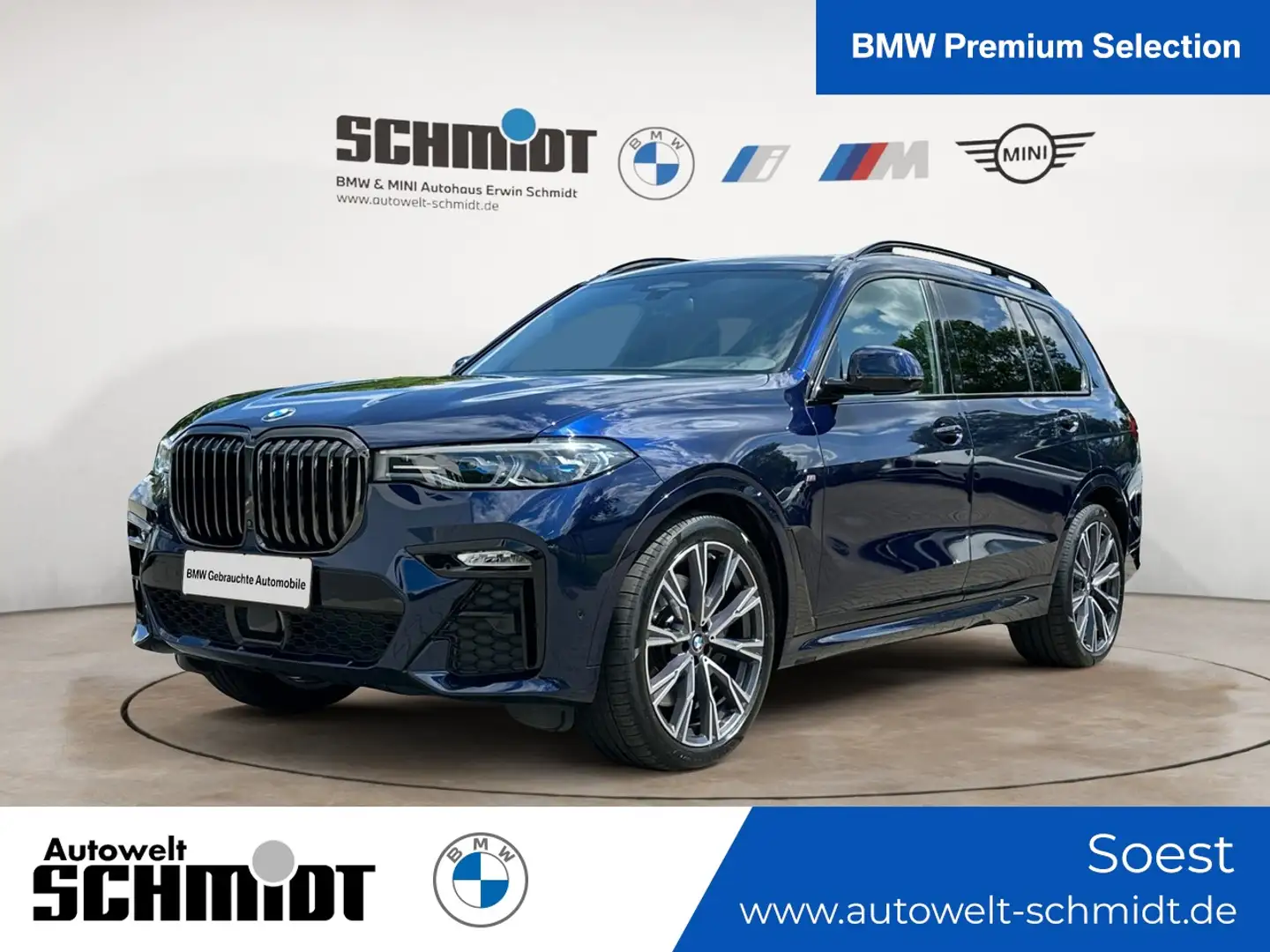BMW X7 M50i UPE 157.160Euro + 2Jahre-BPS.-GARANTIE Blau - 1