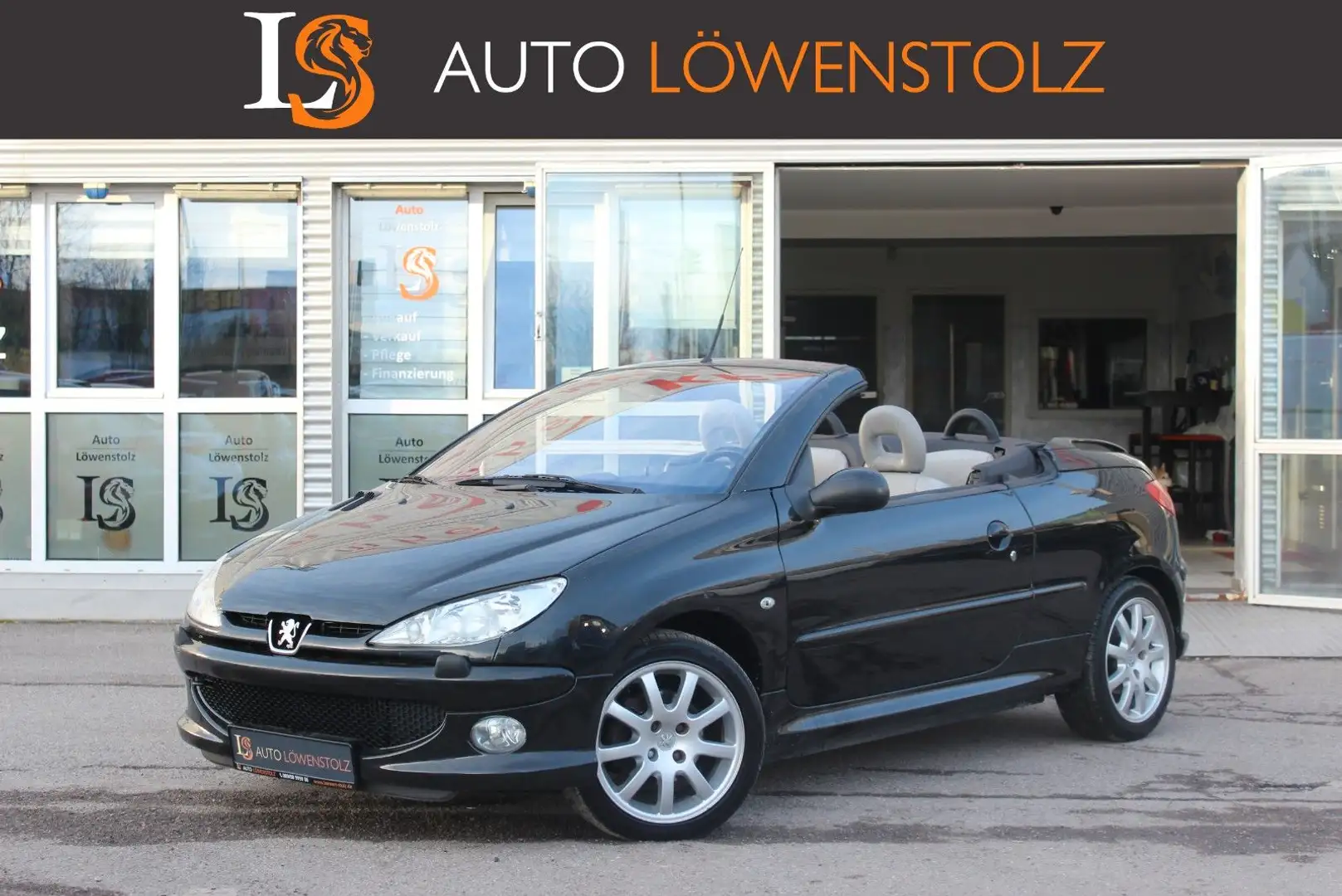 Peugeot 206 Cabriolet CC Platinum | Automatik | 2.Hand Schwarz - 1