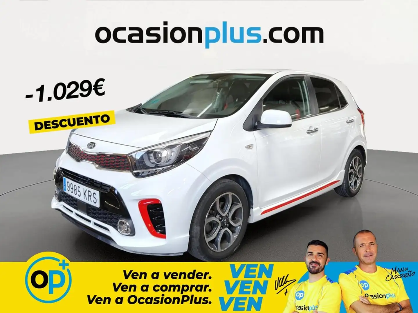 Kia Picanto 1.2 CVVT GT Line Aut. Blanco - 1
