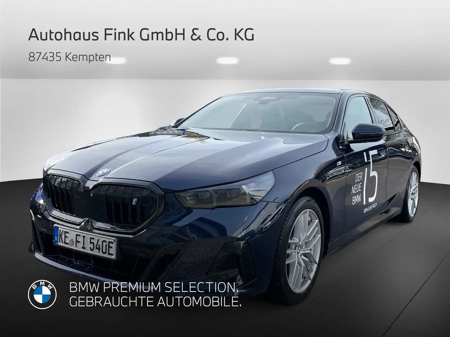 BMW i5 eDrive40 Limousine M Sportpaket Head-Up DAB Bleu - 1