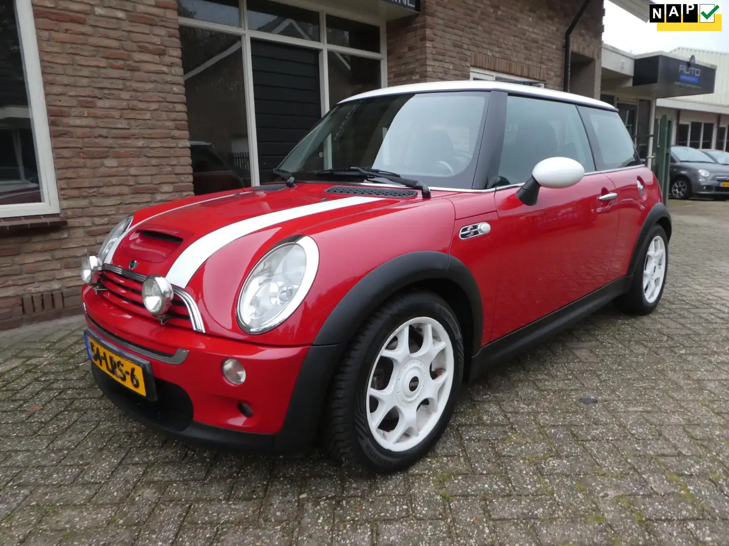 MINI Cooper S Mini 1.6 / Panoramadak Rojo - 1