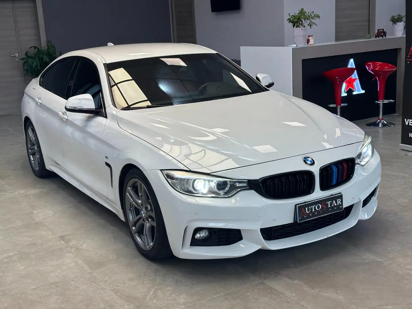 BMW 420 420d Gran Coupe Msport 184cv auto Bianco - 2