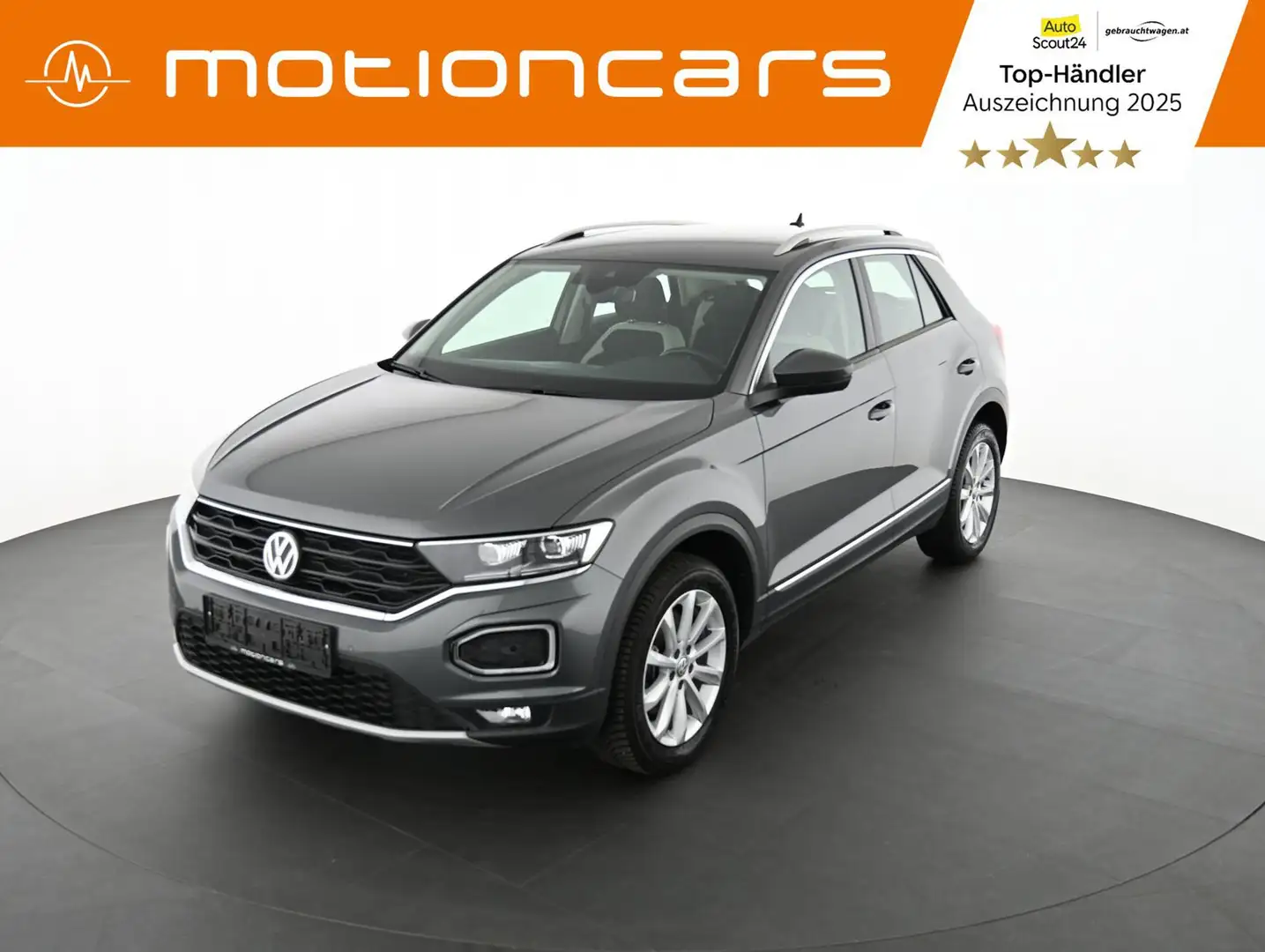 Volkswagen T-Roc 2.0 TDI Sport DSG Pickerl NEU Grau - 1