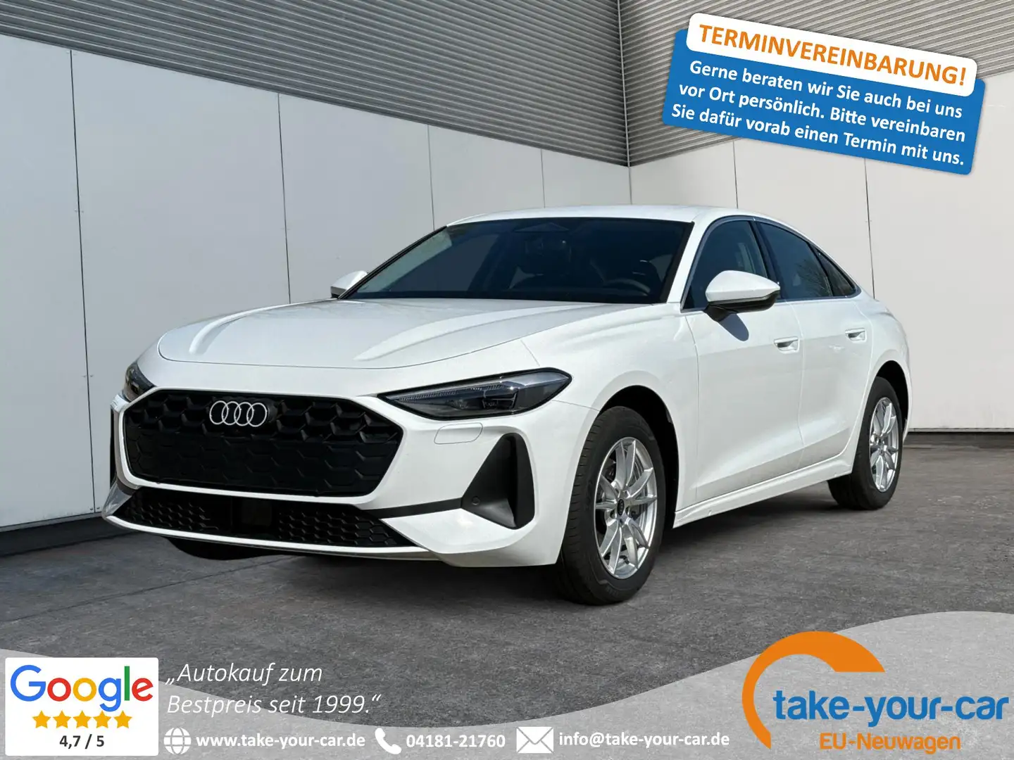 Audi A5 Limousine NAVI+EL. HECKKL.+PDC+LED+17 LM TFSI 1... Weiß - 1