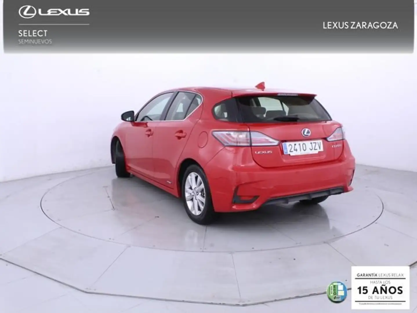 Lexus CT 200h Business Rojo - 2