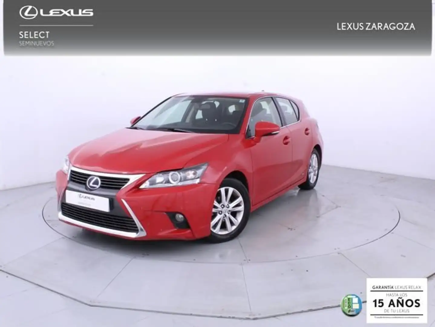 Lexus CT 200h Business Rojo - 1