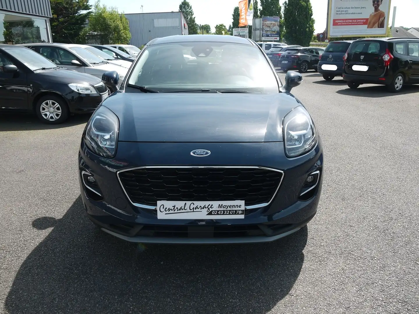 Ford Flex 1.0 FLEXIFUEL 125CH S\u0026S MHEV TITANIUM Blau - 2