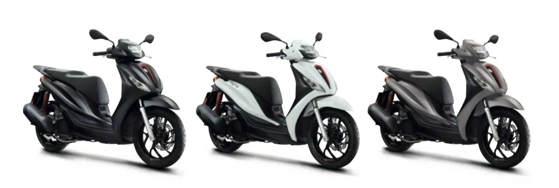Piaggio Medley 125 /150,Sport 23/24 Zwart - 1