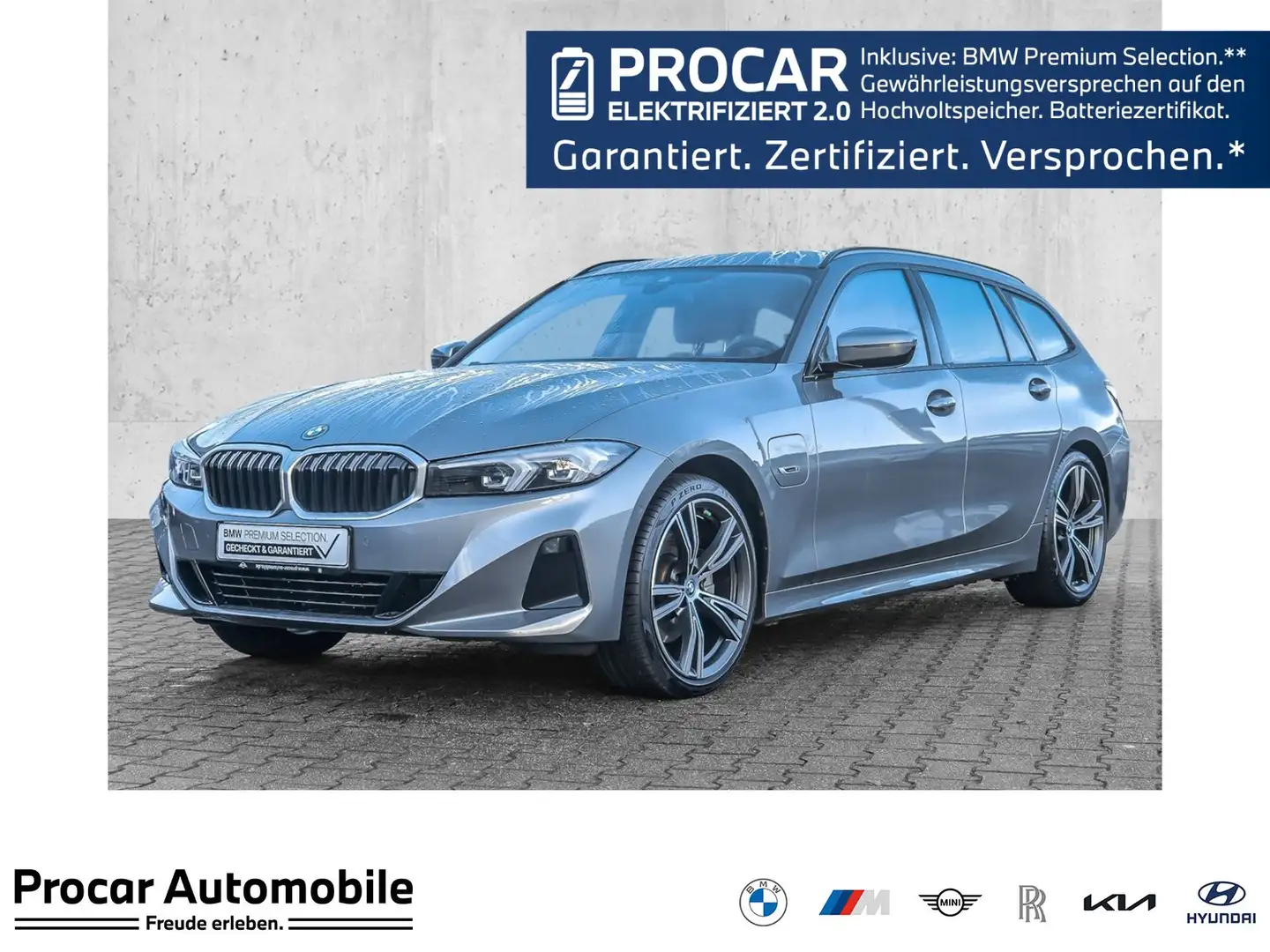 BMW 320 e Touring Sport Line Navi+Sportsitze+Widescreen+Hi Grau - 1