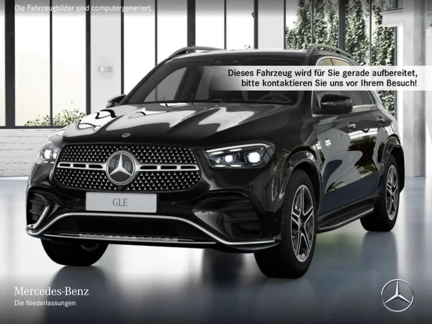Mercedes-Benz GLE 350 de 4M AMG+PANO+360+AHK+MULTIBEAM+20"+SPUR Schwarz - 2