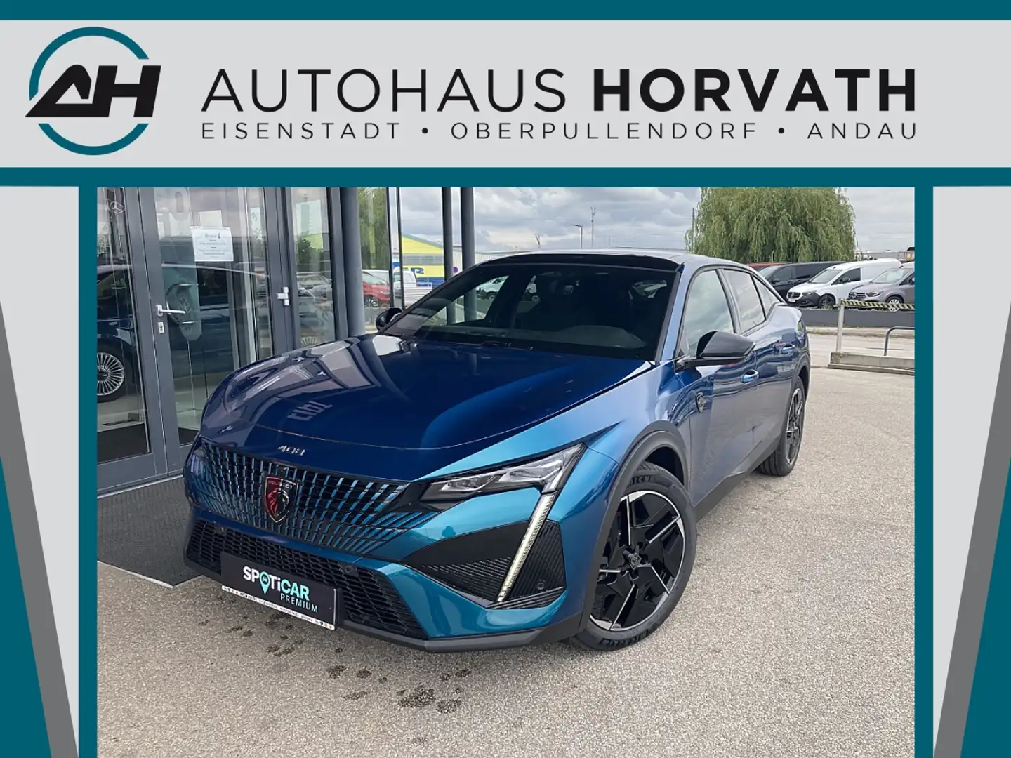 Peugeot 408 Hybrid 145 e-DCS6 GT!MATRIX LED,NAVI,KAMERA,PAN... Blau - 1