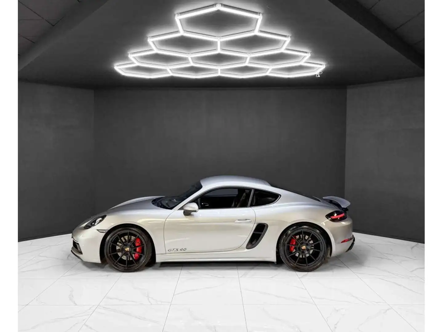 Porsche Cayman 718 GTS 4.0 / SportDesign / CarPlay Grijs - 2