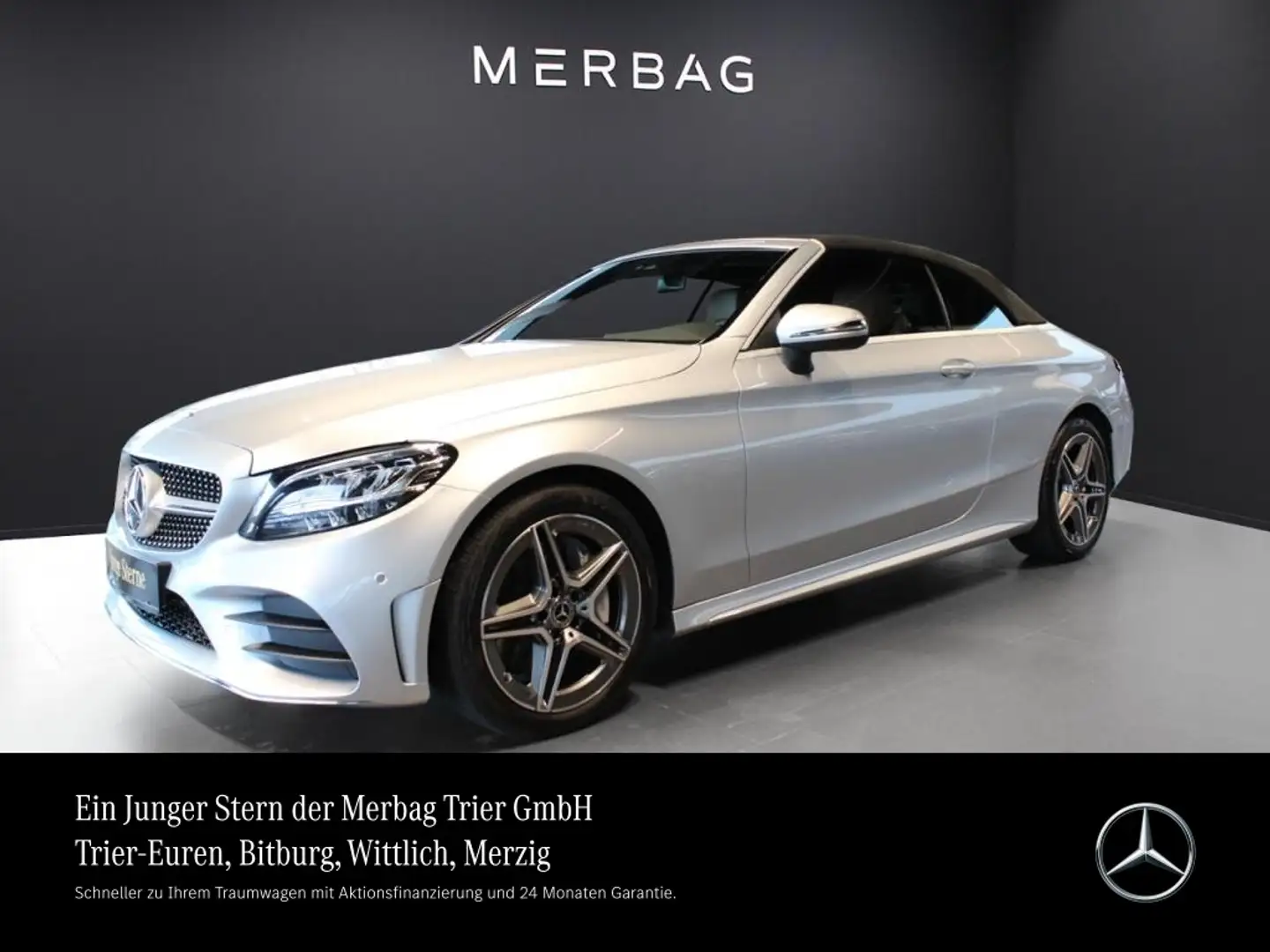 Mercedes-Benz C 300 *Cabrio AMG Comand LED AIR-Balance Kam Silber - 1