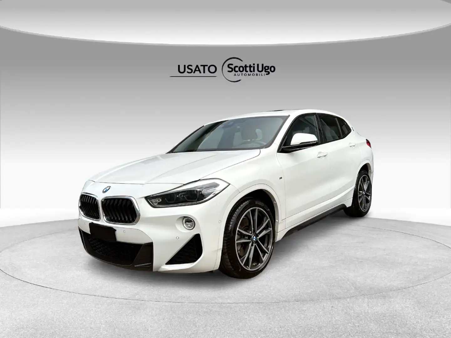 BMW X2 xdrive20d Msport X auto Bianco - 1